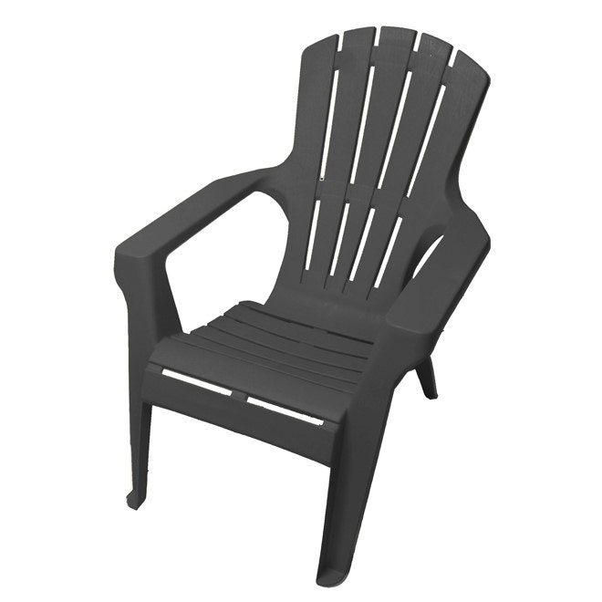 Chaise adirondack brune