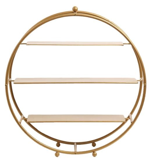 Présentoir rond noir