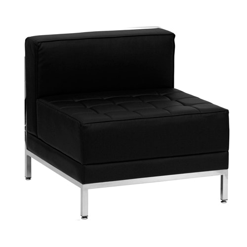 Fauteuil sans bras zack blanc 