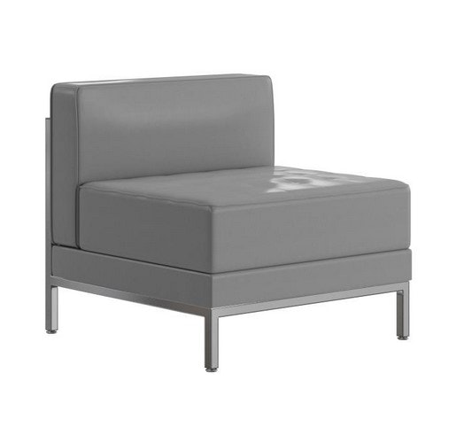 Fauteuil sans bras zack blanc 