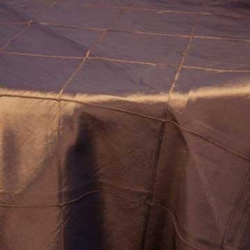 Nappe 110" taffetas or/brun