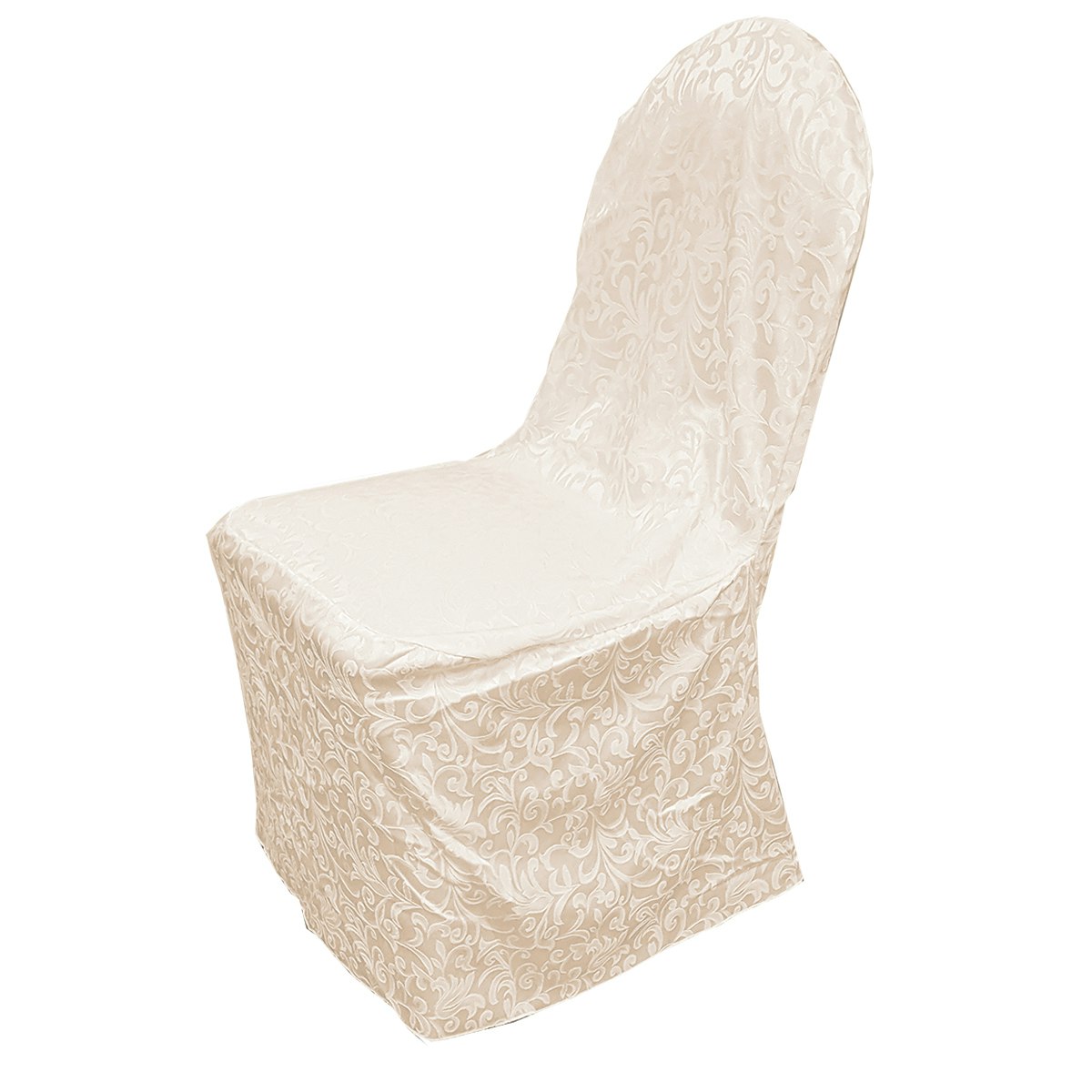 Housse de chaise damassee 