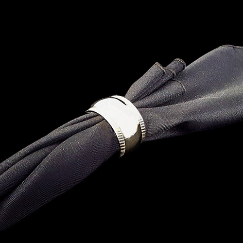 Anneau à serviette de table - argent