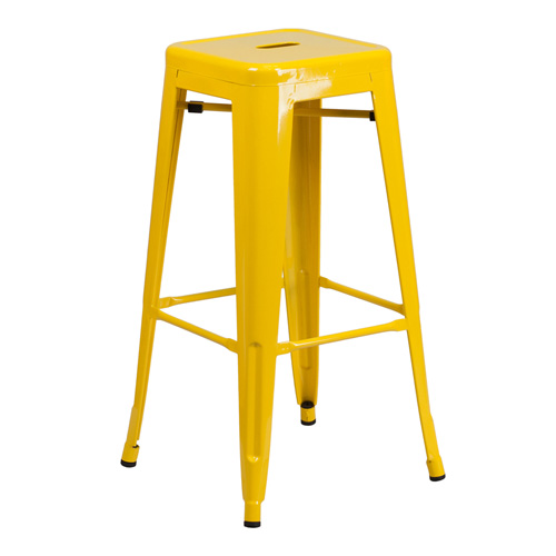 Tabouret tolix - jaune