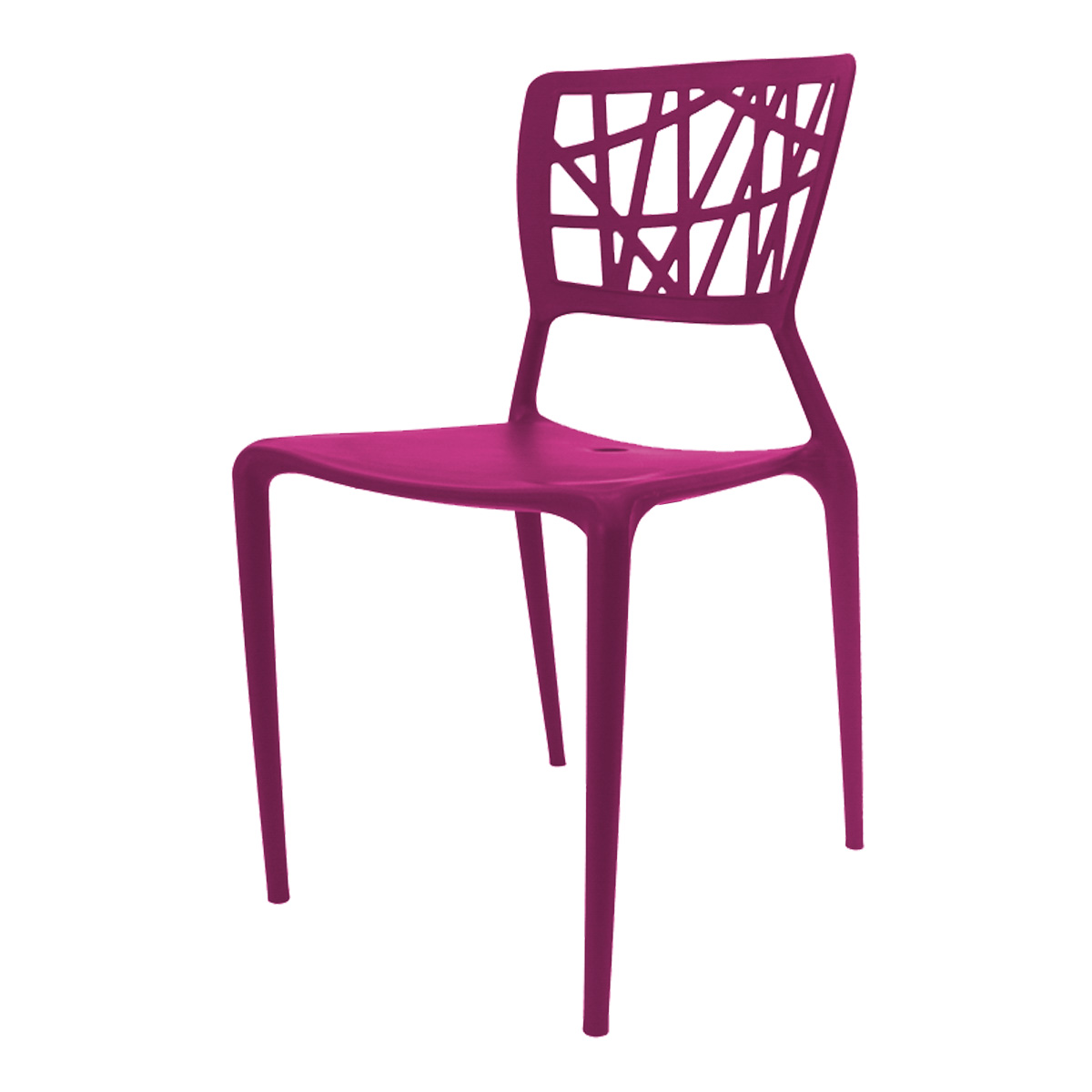 Chaise picasso - prune