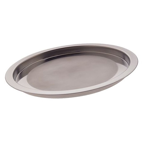 Cabaret de service stainless à rebord - 15"  