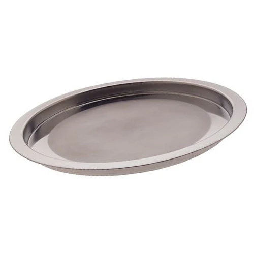 Cabaret de service stainless à rebord - 15"  