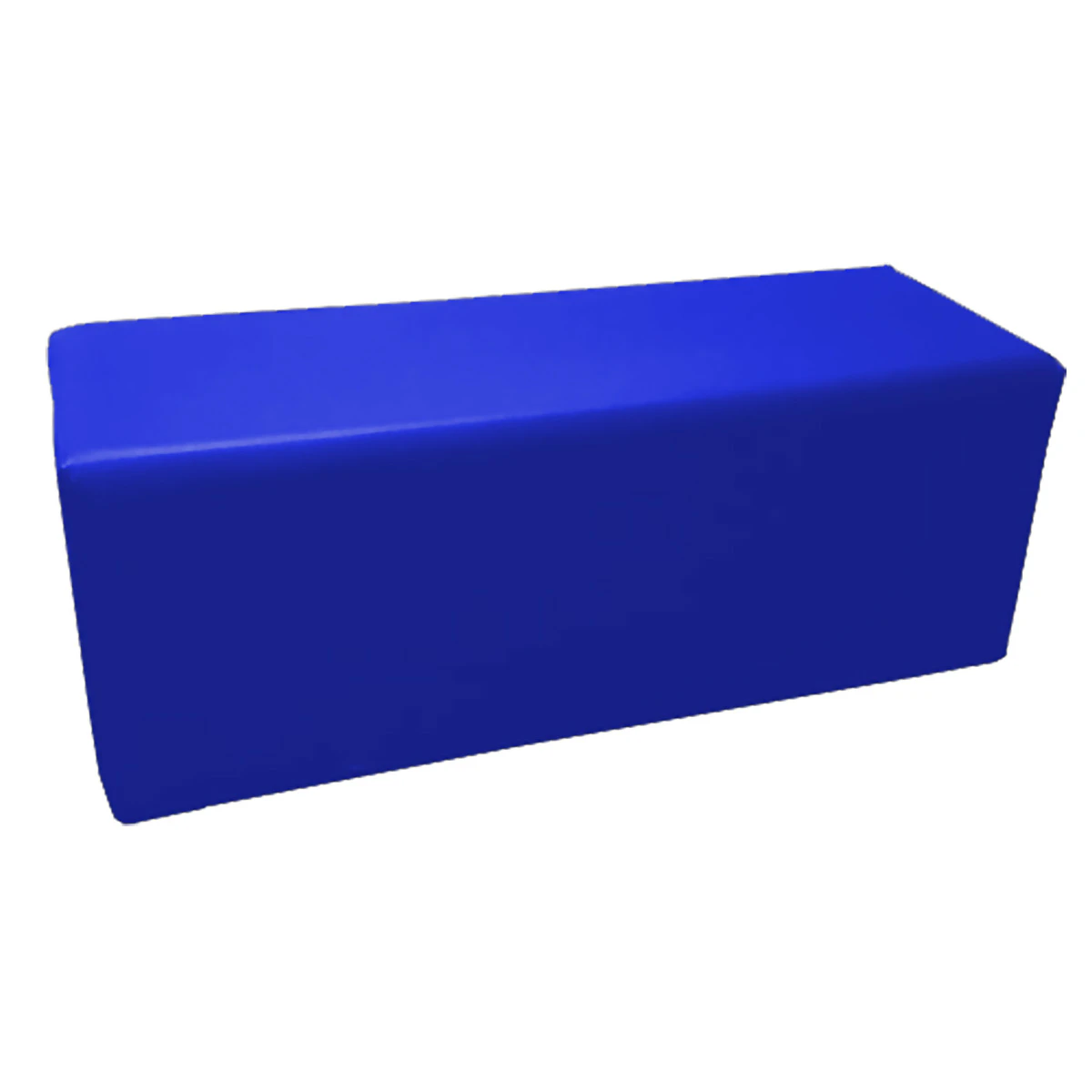 Pouf rectangulaire noir - 18" x 48"