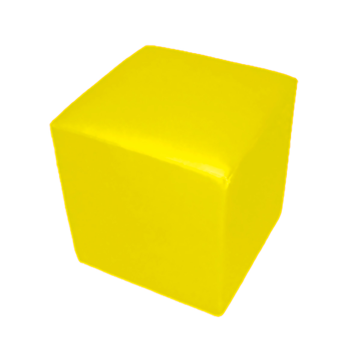Pouf carré blanc - 18" x 18"