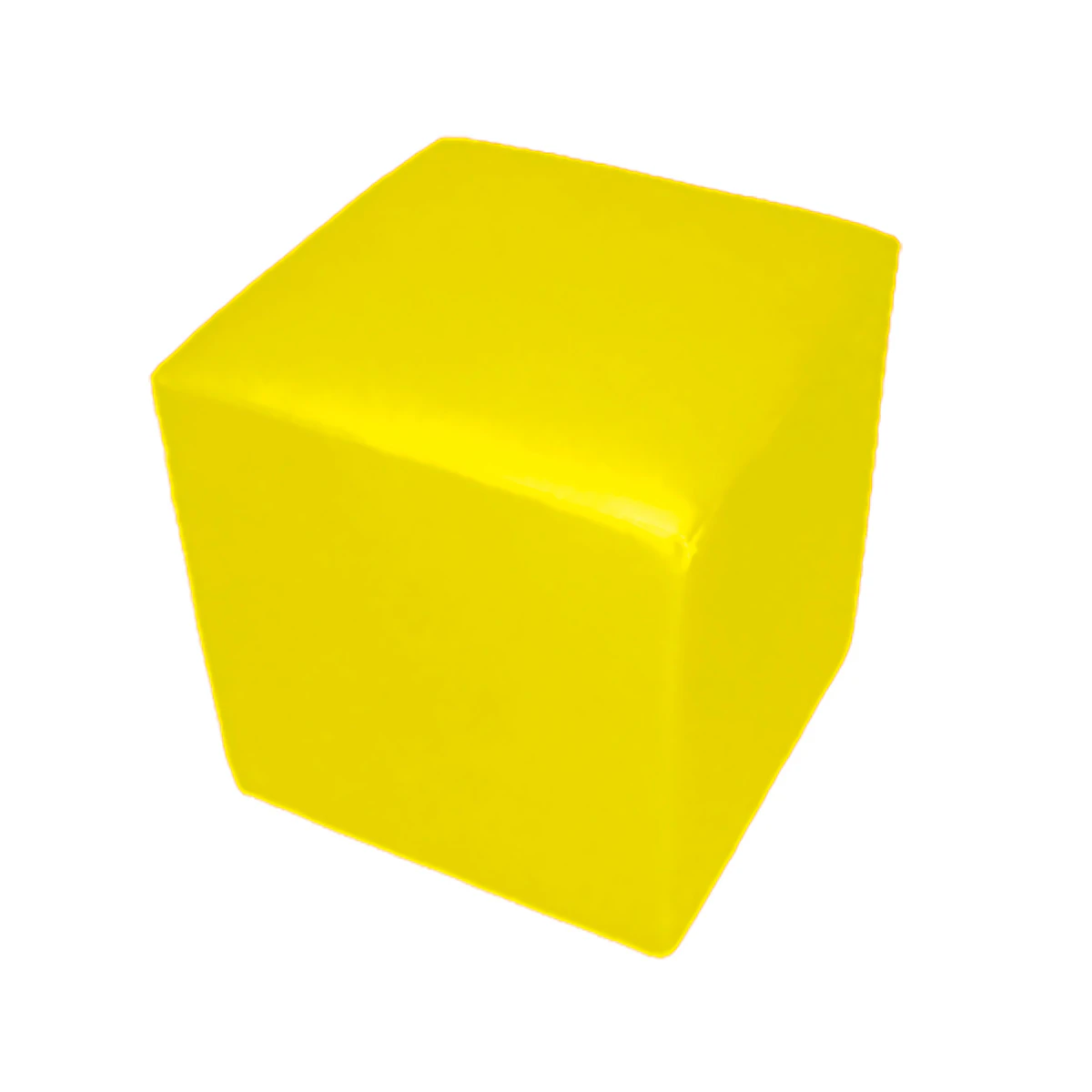 Pouf carré blanc - 18" x 18"