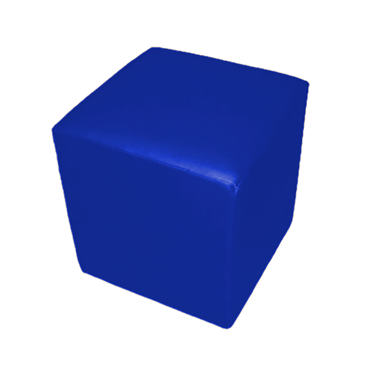 Pouf carré blanc - 18" x 18"