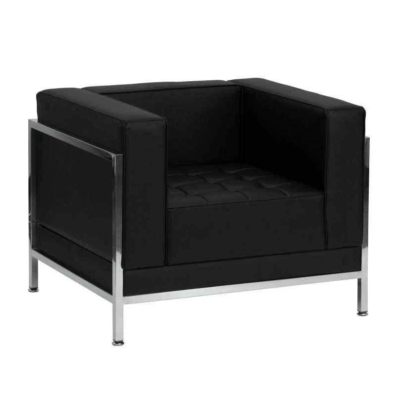 Fauteuil zack noir -  1 place 