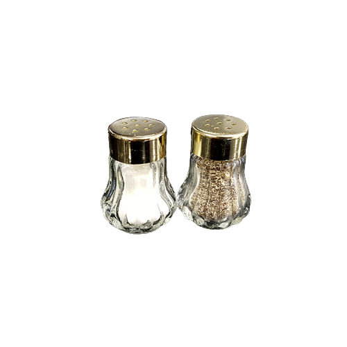 Ensemble sel & poivre miniature - or