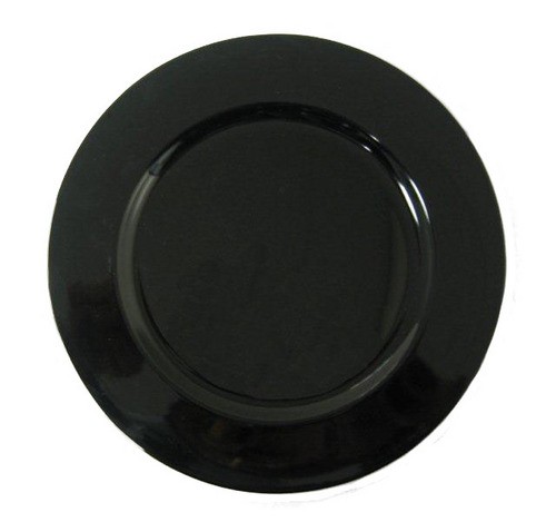 Sous-assiette plastique - noire
