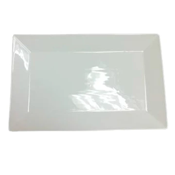 Assiette de service rectangulaire - 14" x 9" 