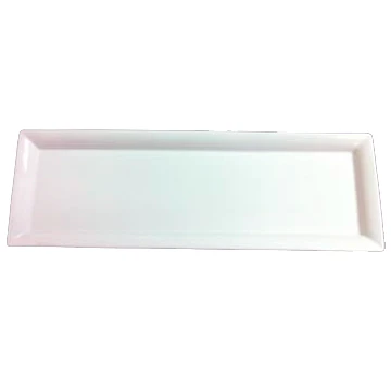 Assiette de service rectangulaire - 18" x 8" 