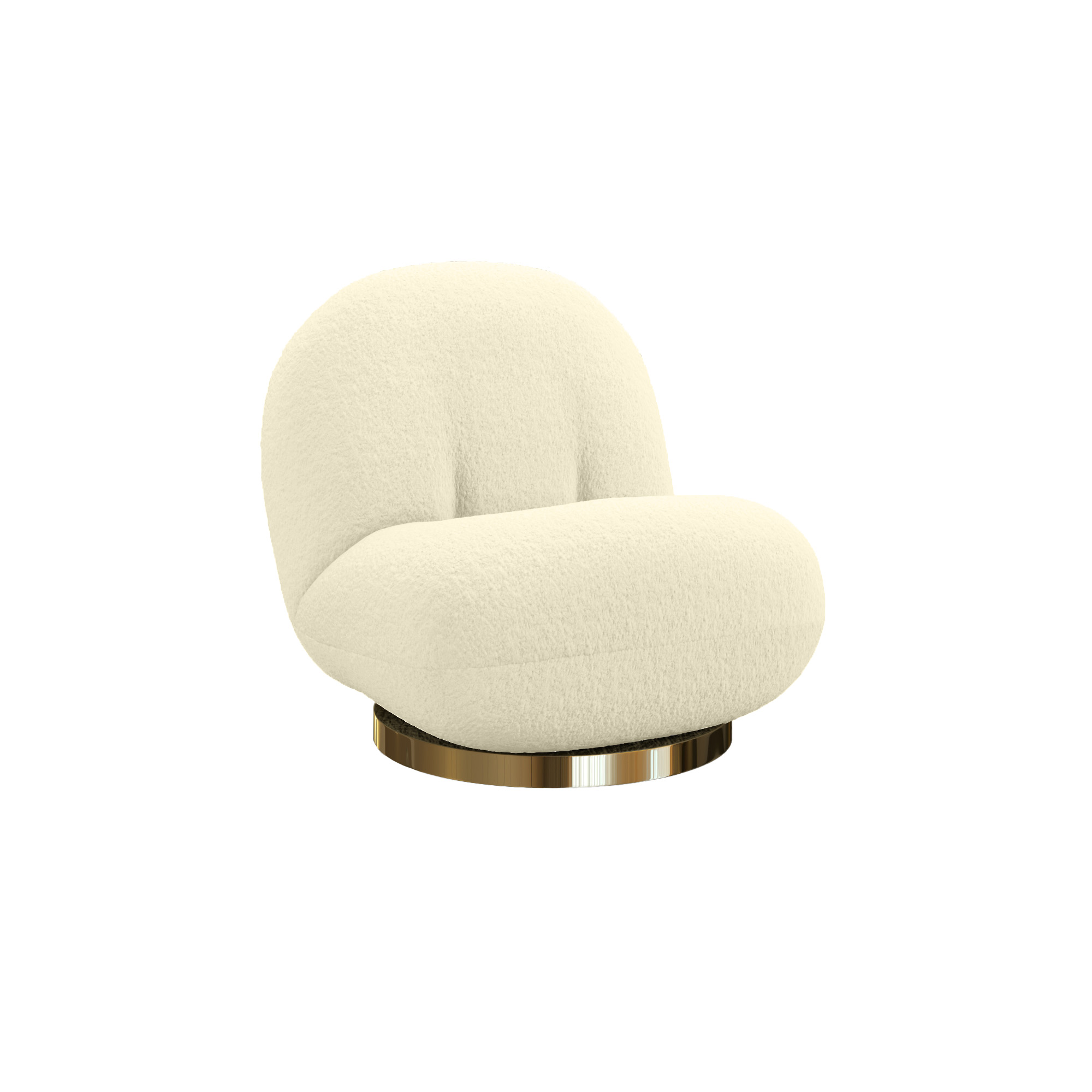 Fauteuil myana ivoire