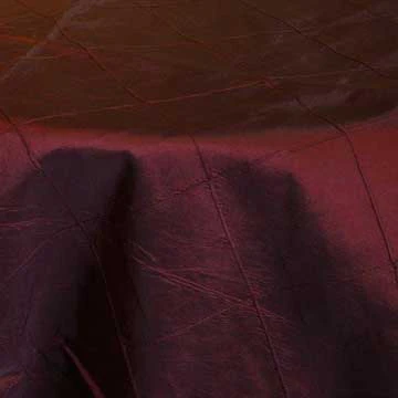 Nappe 110" taffetas bleu/mauve