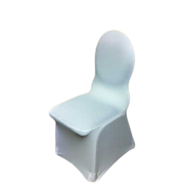 Housse de chaise, spandex blanc