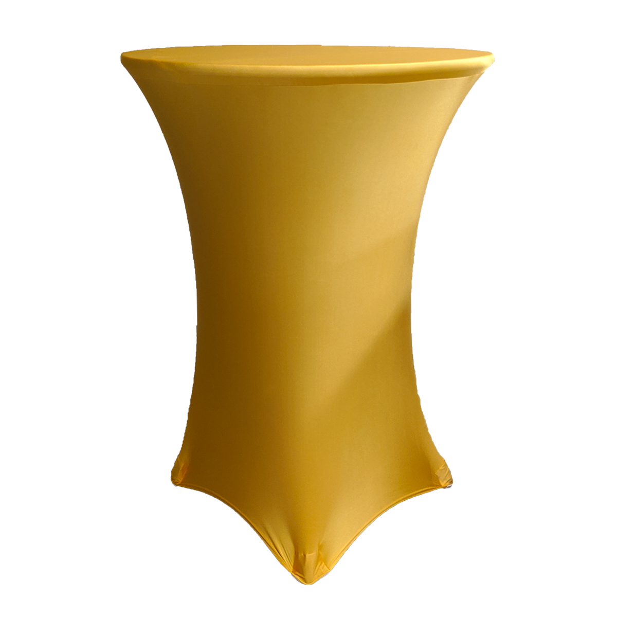 Nappe spandex blanche - table bistro 30" x 42"