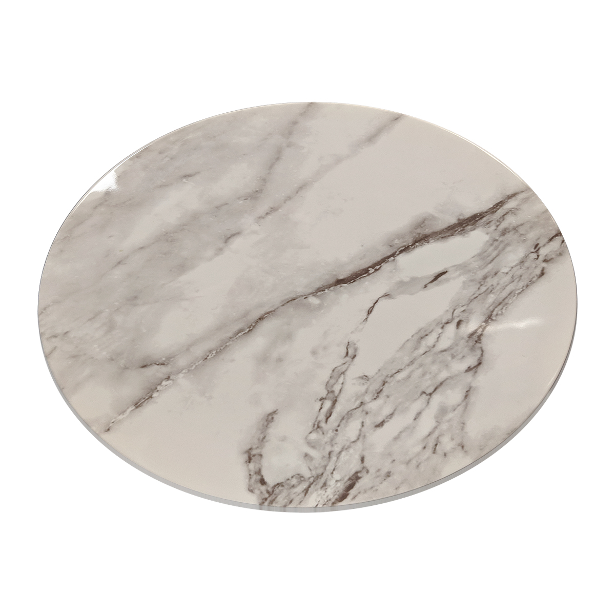 Plateau faux-marbre - 13" 