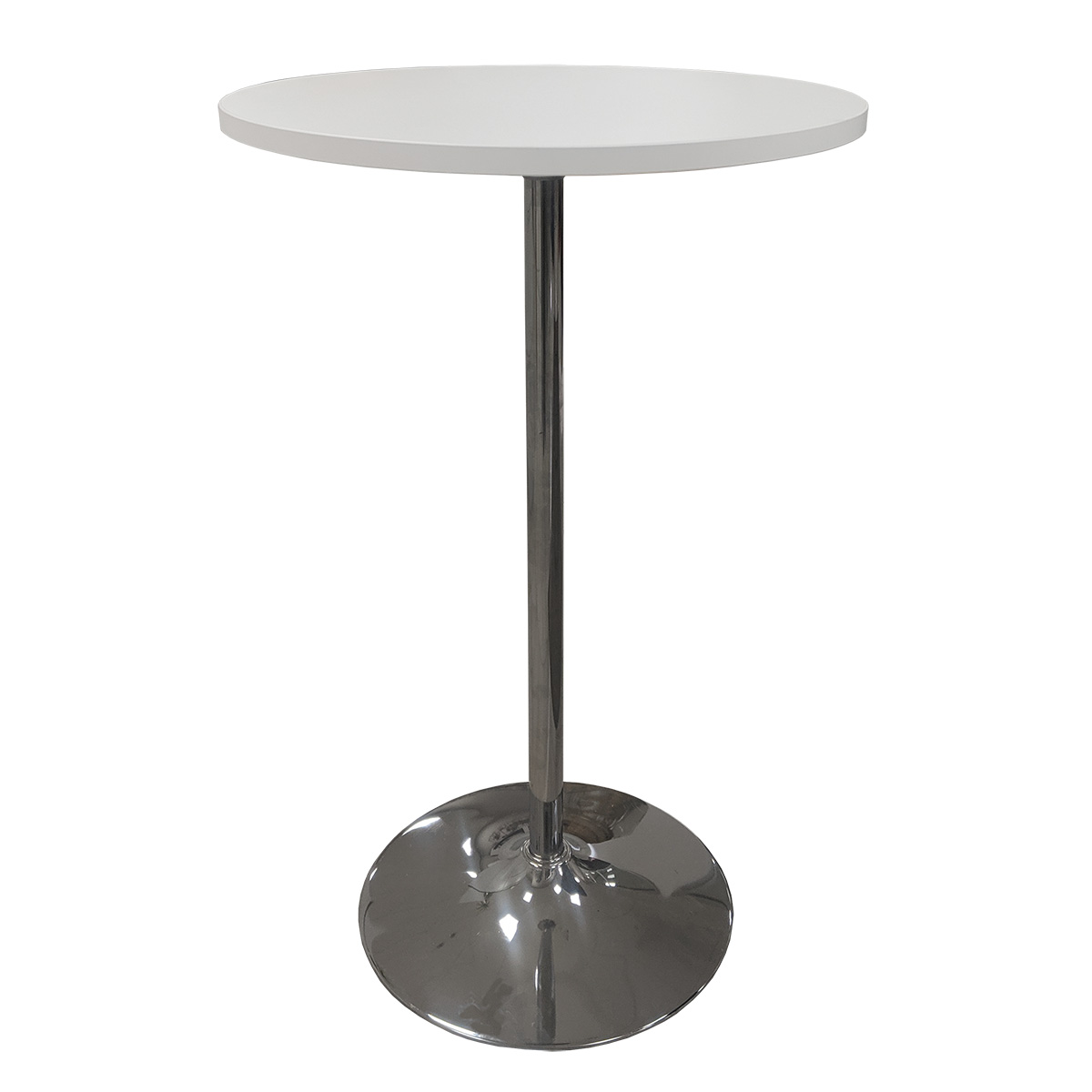 Table bistro laminée blanche - 27"