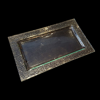 Assiette vitrée - 13" x 7.75"  