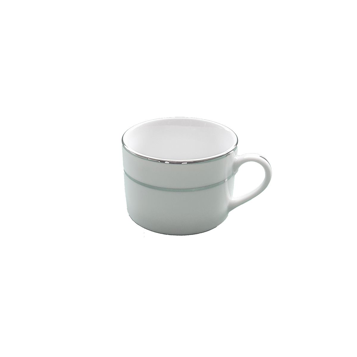 Tasse lignée argent 