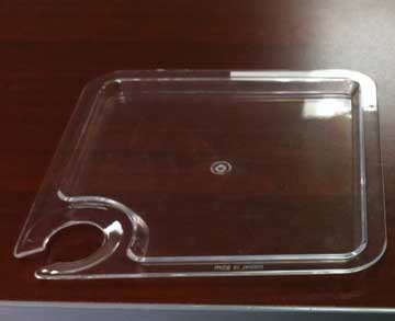 Assiette accroche verre - 8'' x 8'' 