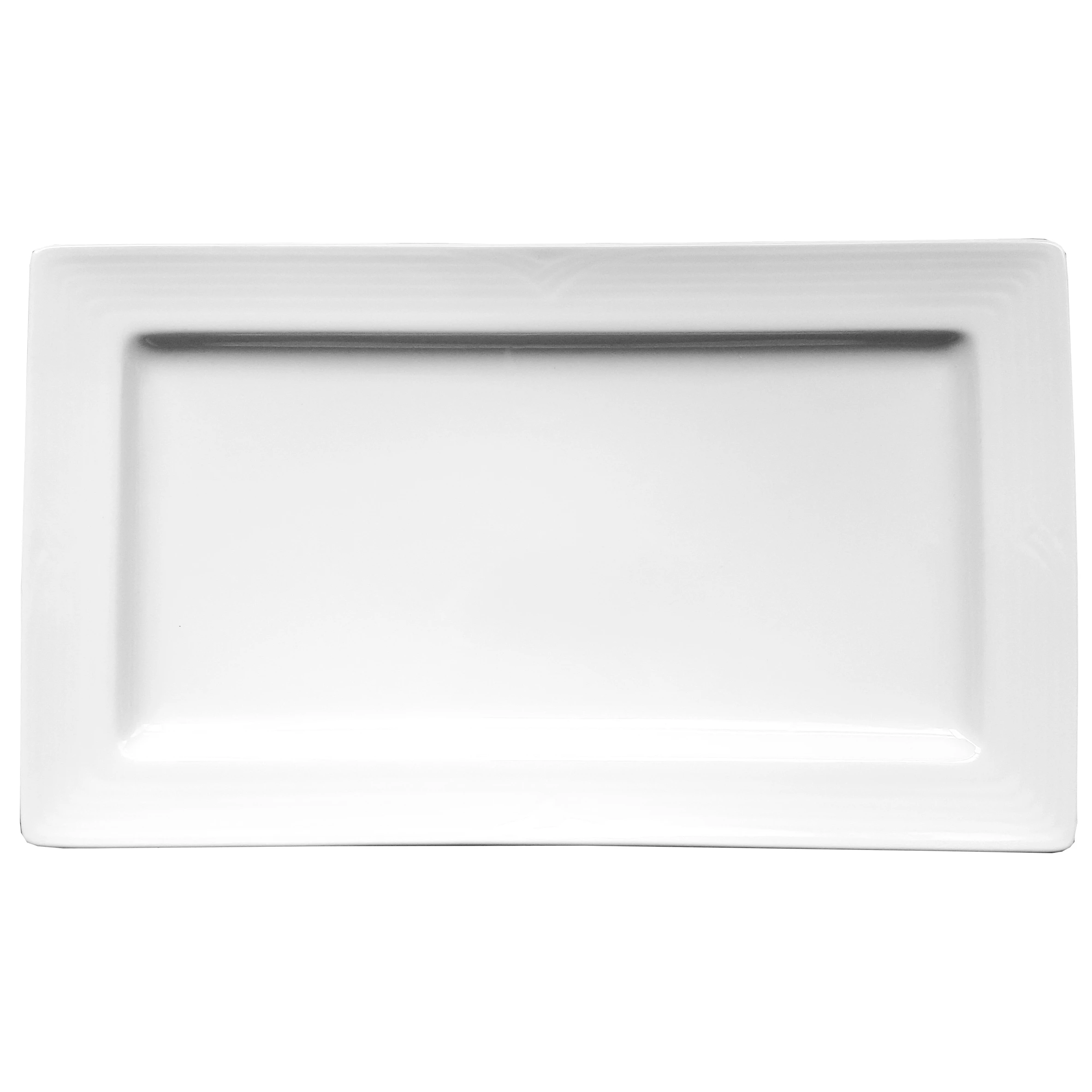 Assiette arctic white - 12" x 7" 