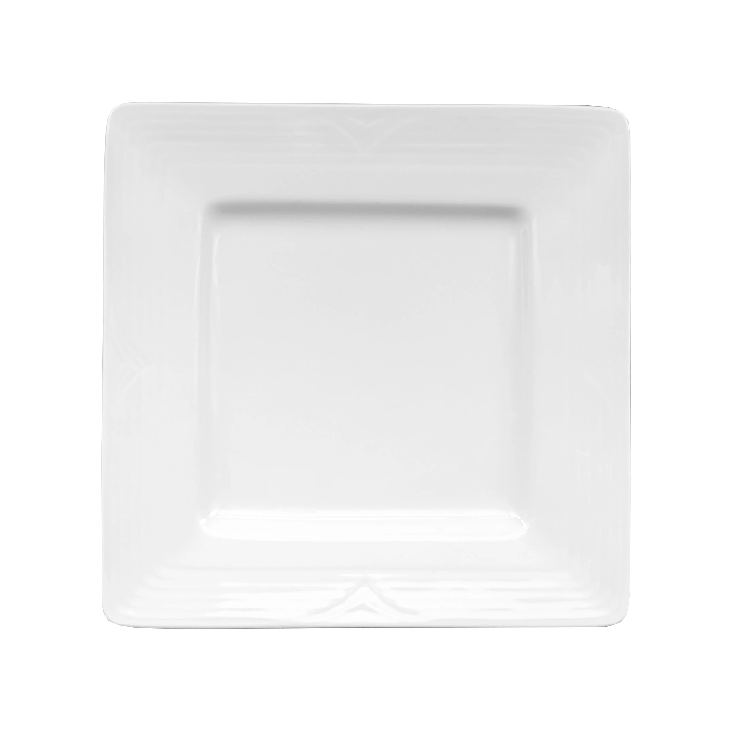 Assiette carrée arctic white - 8" 