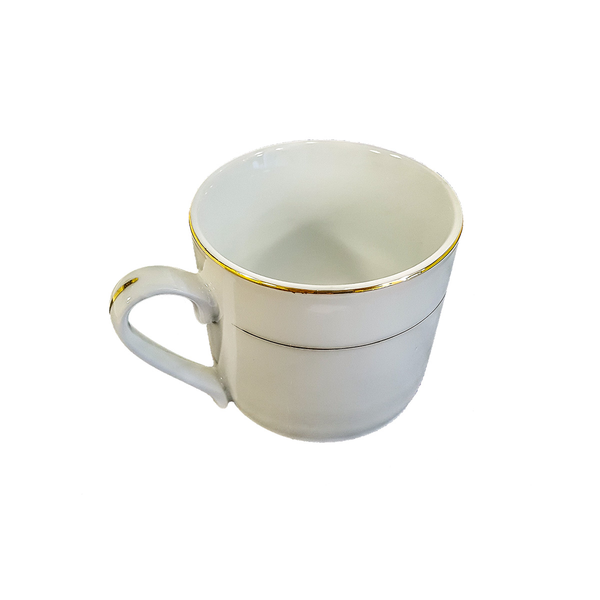 Tasse lignée or 