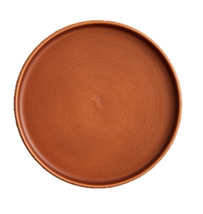 Assiette kaleb terracotta - 8" 