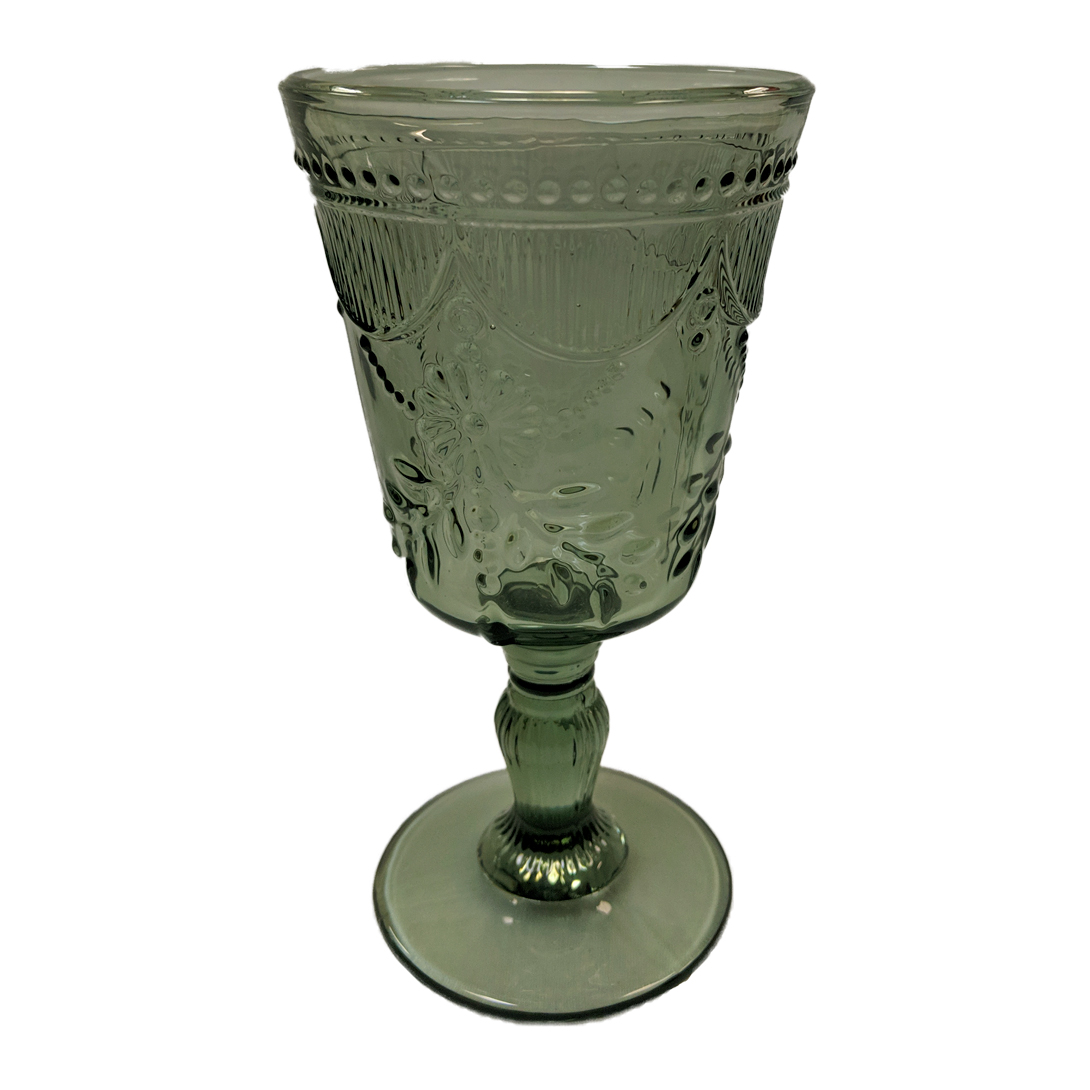   10 oz - emerald graal goblet