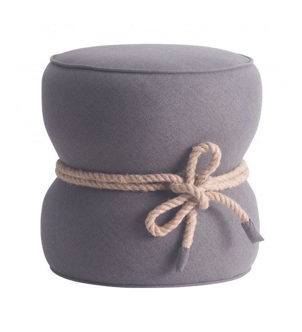 Pouf tubby - gris 